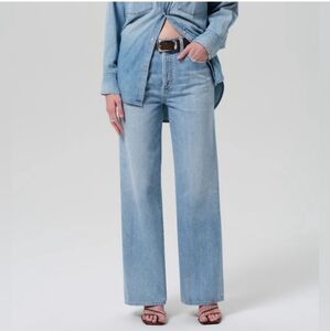 Citizens Of Humanity Annina Button Fly Wide Leg Jeans Size 25